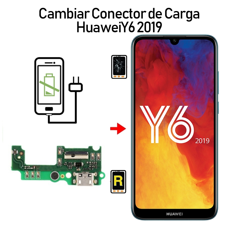 Cambiar Conector De Carga Huawei Y6 2019