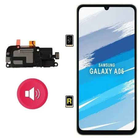 Cambiar Altavoz de Música Samsung Galaxy A06 | Garantía y stock Disponible