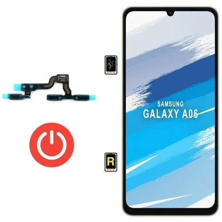 Cambiar Botón de Encendido Samsung Galaxy A06 | Garantía y stock Disponible