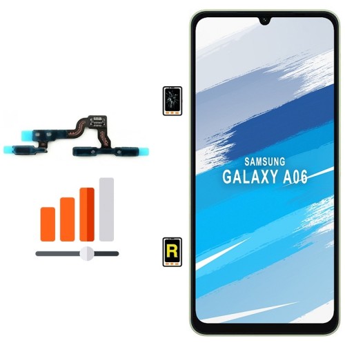 Cambiar Botón de Volumen Samsung Galaxy A06 | Garantía y stock Disponible