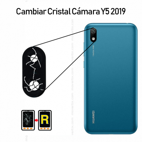 Cambiar Cristal Cámara Trasera Huawei Y5 2019