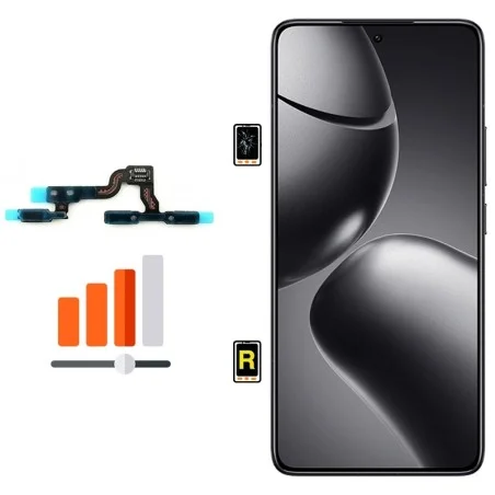 Cambiar Botón de Volumen Xiaomi Redmi Note 14 | Servicio rápido, garantía y presupuesto gratuito.