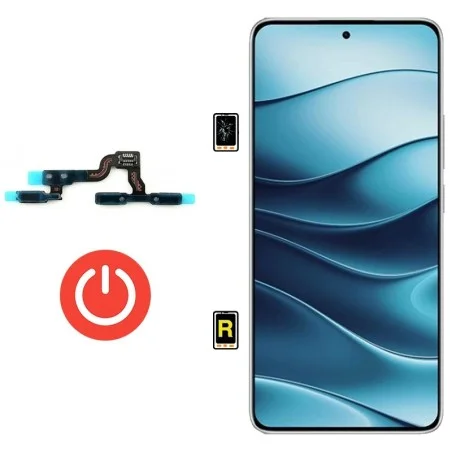 Cambiar Botón de Encendido Xiaomi Redmi Note 14 Pro | Garantía y Servicio Rápido en Madrid