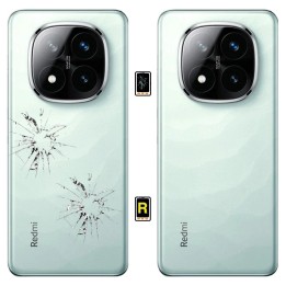 Cambiar Tapa Trasera Xiaomi Redmi Note 14 Pro Plus en Madrid