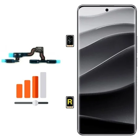 Cambiar Botón de Volumen Xiaomi Redmi Note 14 Pro Plus | Garantía y Servicio Rápido en Madrid