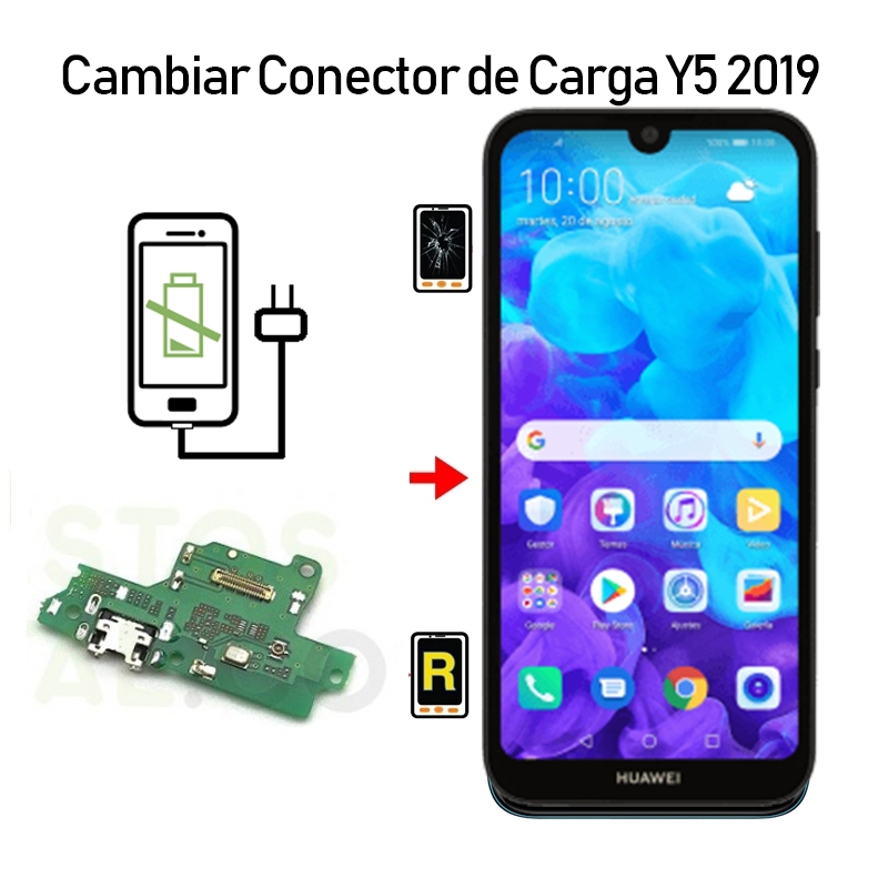 Cambiar Conector De Carga Huawei Y5 2019