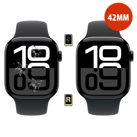 Cambiar Cristal de Pantalla Apple Watch 10 42MM | Garantía y Servicio Rápido en Madrid