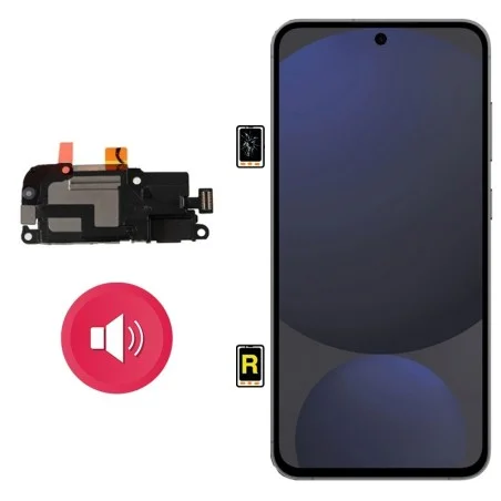 Cambiar Altavoz de Música Samsung Galaxy S25 Plus | Servicio rápido, garantía y presupuesto gratuito.