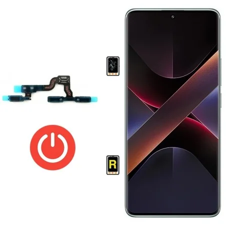 Cambiar Botón de Encendido Xiaomi Poco X7 Pro | Garantía y stock Disponible