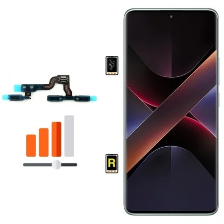 Cambiar Botón de Volumen Xiaomi Poco X7 Pro | Garantía y stock Disponible