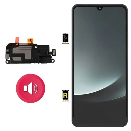 Cambiar Altavoz de Música Realme C63 | Garantía y stock Disponible