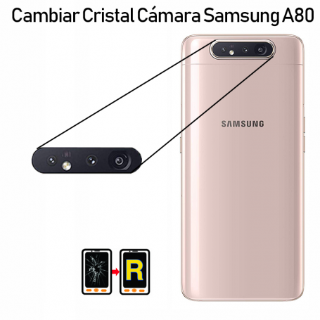 Cambiar Cristal Cámara Trasera Samsung Galaxy A80