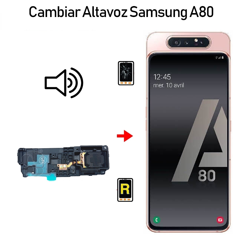 Cambiar Altavoz De Música Samsung Galaxy A80
