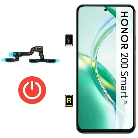 Cambiar Botón de Encendido Honor 200 Smart | Garantía y Servicio Rápido en Madrid