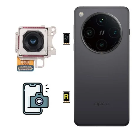 Cambiar Cámara Trasera Oppo Find X8 | Servicio rápido, garantía y presupuesto gratuito.