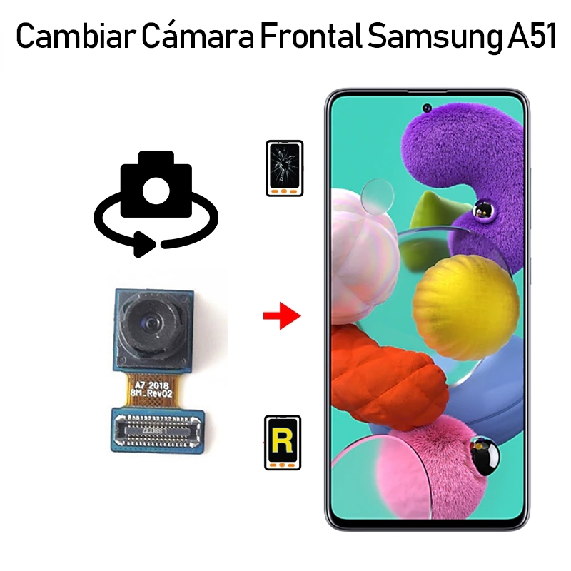 Cambiar Cámara Frontal Samsung Galaxy A51