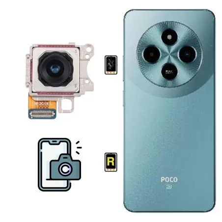 Cambiar Cámara Trasera Xiaomi Poco M7 | Garantía y stock Disponible