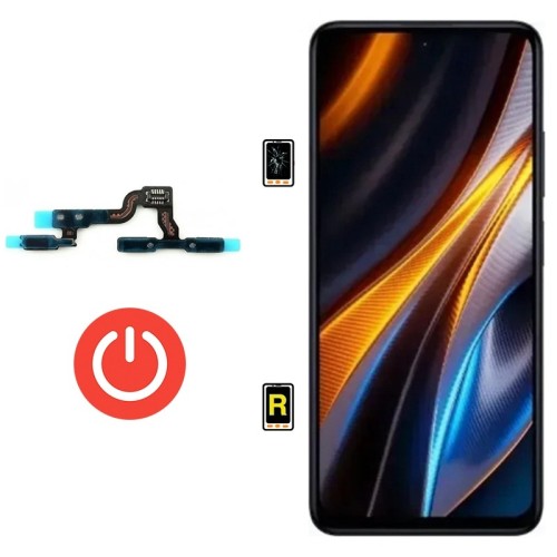 Cambiar Botón de Encendido Xiaomi Poco M7 | Garantía y stock Disponible