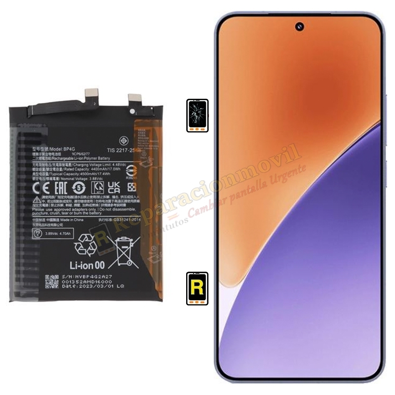 Cambiar Batería Original Xiaomi 15 BP4V