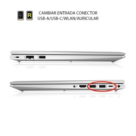 Cambiar Entrada USB C HP Pavilion Gaming 16 Pulgadas | Garantía y Servicio Rápido en Madrid