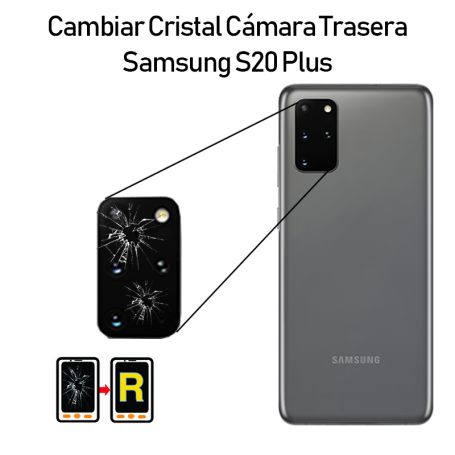 Cambiar Cristal Cámara Trasera Samsung S20 Plus