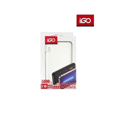 IGO MINI POWER BANK 2.1A 5000MAH BLANCO 22101