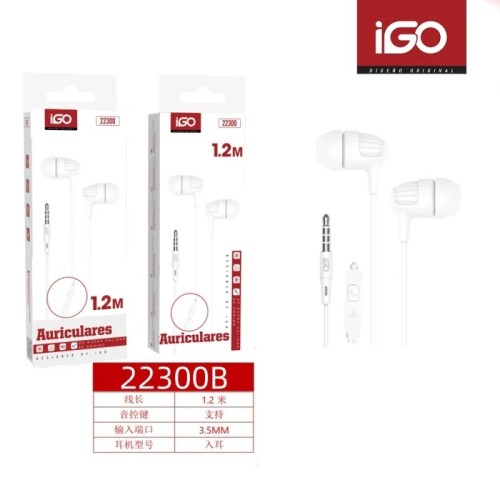 IGO AURICULARES DE 3.5MM 1.2M 22300
