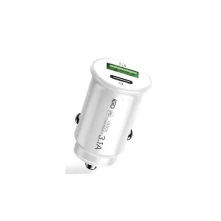 IGO CARGADOR DE COCHE 1TIPO-C 1USB QC3.0 21907