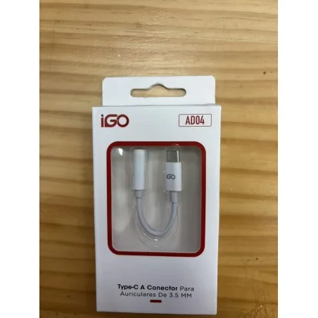 IGO TIPO C CONECTOR PARA AURICULAR DE 3.5MM AD04