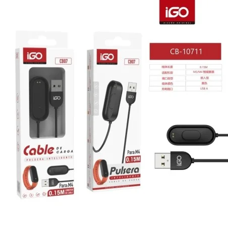 IGO CABLE CARGADOR PARA XIAOMI MI M3/M4 CB-10711