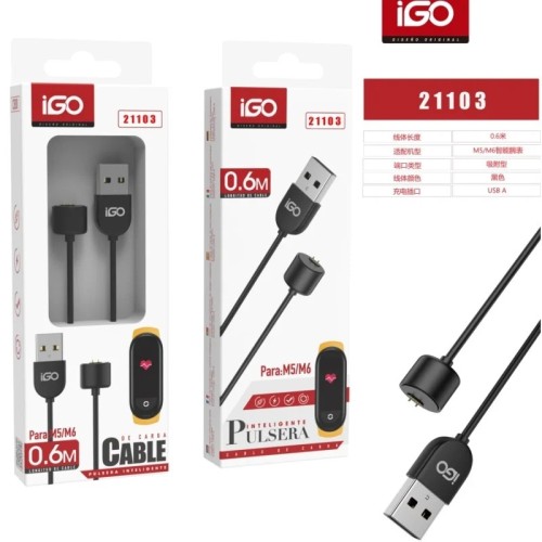 IGO CABLE CARGADOR PARA XIAOMI MI M5/M6 CB-10811