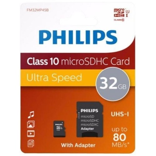 PHILIPS MICROSD 32 GB ULTRA SPEED CLASS10 FM32MP45B