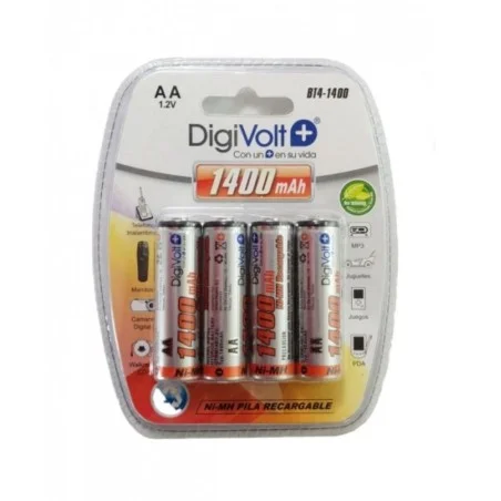 DIGIVOLT PILA AA 1400MAH RECARGABLE