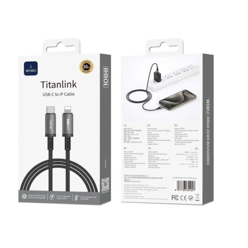 WIWU WI-C056 CABLE USB C A LIGHTNING 1M