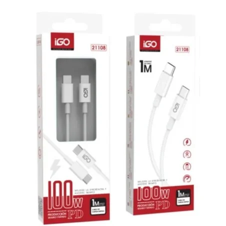 IGO 21108 CABLE TIPO C A TIPO C 100W