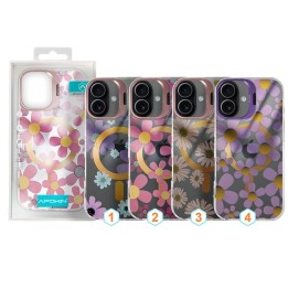 Funda transparente con dibujo Magsafe Apokin