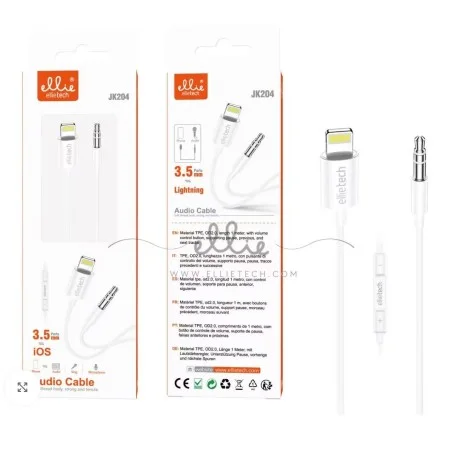 ELLIE JK204 CABLE DE JACK A LIGHTNING