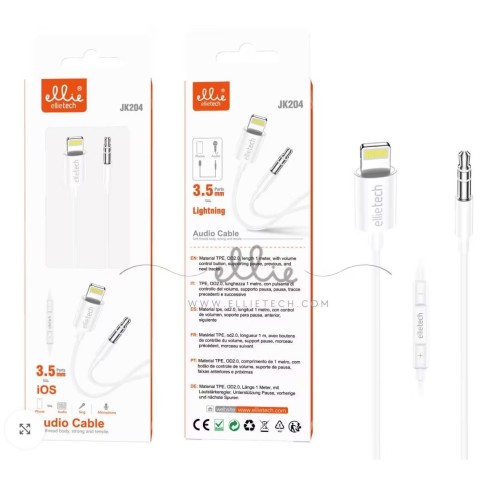ELLIE JK204 CABLE DE JACK A LIGHTNING