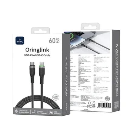 WIWU ORINGLINK CABLE TIPO C A TIPO C 60PD