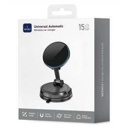 WIWU CH-326 UNIVERSAL AUTOMATIC WIRELESS CAR CHARGER