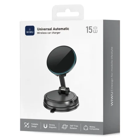 WIWU CH-326 UNIVERSAL AUTOMATIC WIRELESS CAR CHARGER