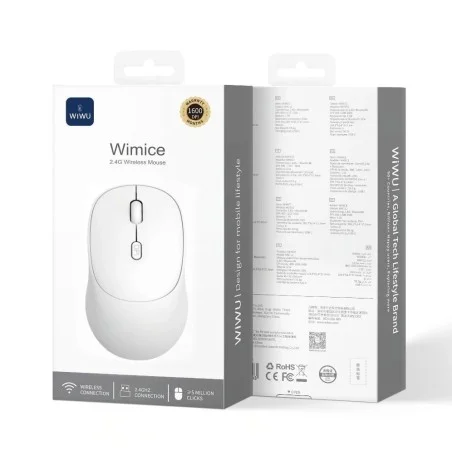 WIWU WM112 RATON INALAMBRICO COLOR BLANCO