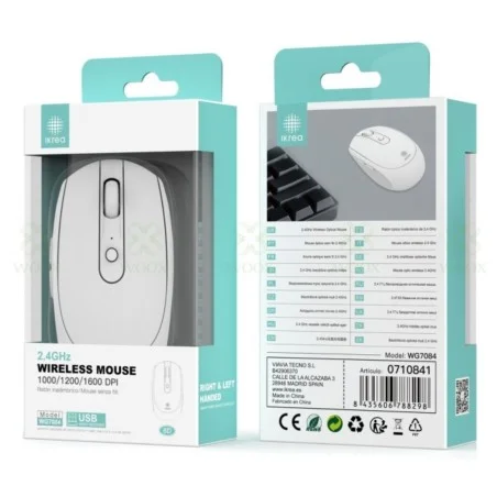 IKREA WG7084 WIRELESS MOUSE BLANCO