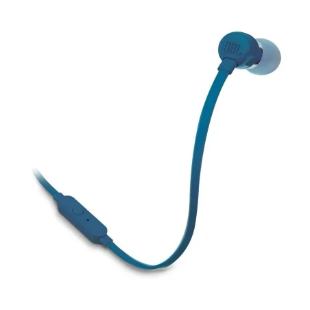 JBL Tune110 Auriculares In Ear Pure Bass con micrófono y control azul