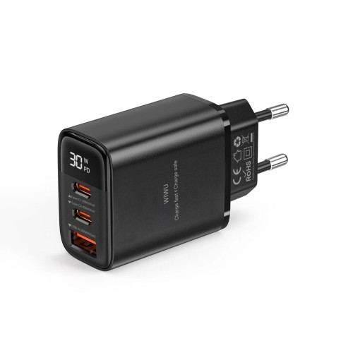 WIWU WI-G010 CARGADOR TRIPLE PUERTO 30W