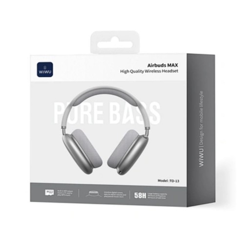 WIWU TD-13 AIRBUDS MAX COLOR PLATEADO