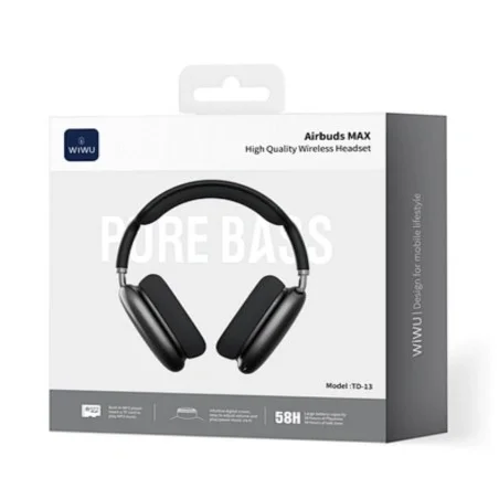 WIWU TD-13 AIRBUDS MAX COLOR NEGRA