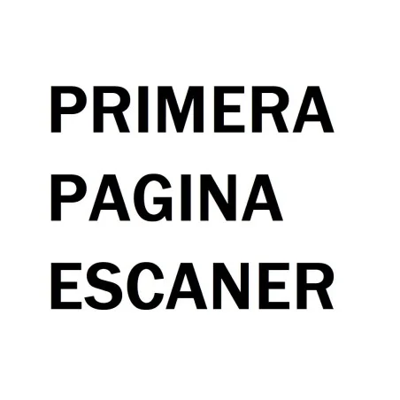 PRIMERA PAGINA PDF ESCANER