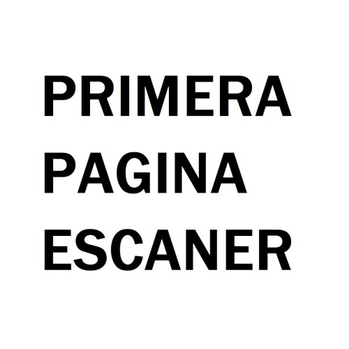 PRIMERA PAGINA PDF ESCANER