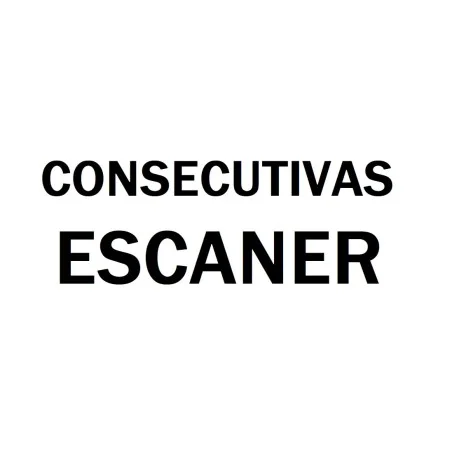CONSECUTIVAS ESCANER